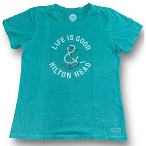 Life is Good -‎ Hilton Head Cotton T-Shirt - Size: Medium